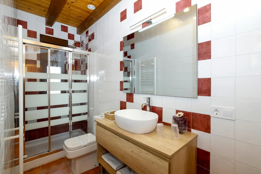 Baño de Habitación Romántica Baño de Habitación Romántica